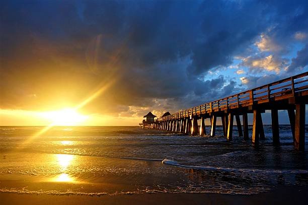 a popular tourist attraction place in naples, florida. picture taken in 2016.